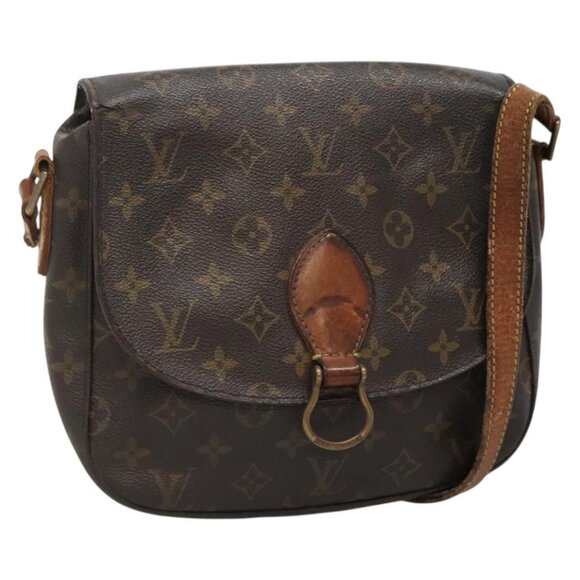 LOUIS VUITTON Monogram Saint Cloud GM Shoulder Bag LV Auth - Picture 1 of 16